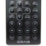Craig CTFT716 Pre-Owned Factory Original DVD Player Remote Control