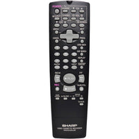 Sharp RRMCG1236AJSB Pre-Owned VCR Remote Control, Factory Original