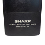 Sharp RRMCG1236AJSB Pre-Owned VCR Remote Control, Factory Original