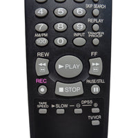 Sharp RRMCG1236AJSB Pre-Owned VCR Remote Control, Factory Original
