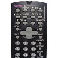 Sharp RRMCG1236AJSB Pre-Owned VCR Remote Control, Factory Original