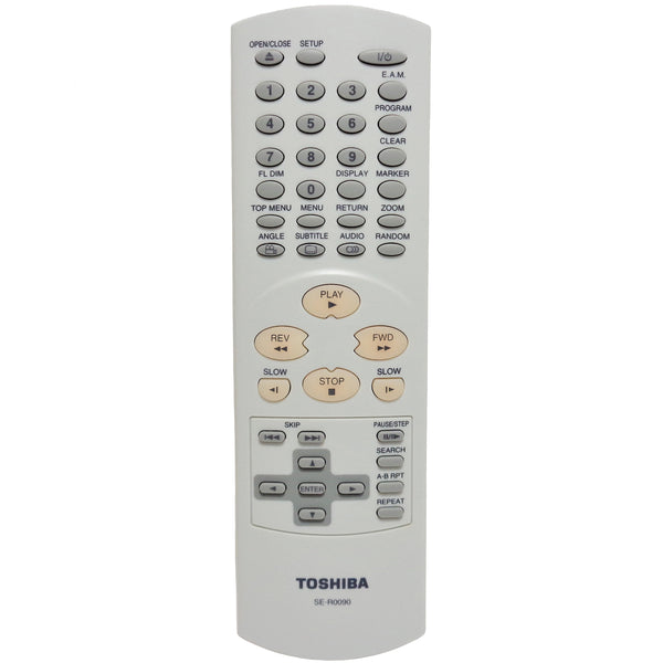 Toshiba SE-R0090 Pre-Owned Factory Original DVD Player Remote Control