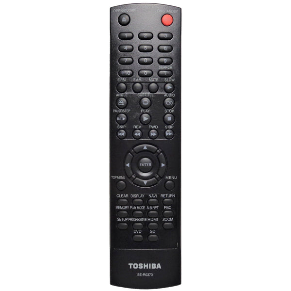 Toshiba SE-R0373 Pre-Owned Factory Original DVD Player Remote Control