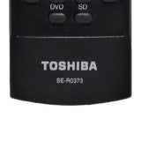 Toshiba SE-R0373 Pre-Owned Factory Original DVD Player Remote Control
