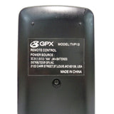 GPX TVP13 Pre-Owned Factory Original TV Remote Control