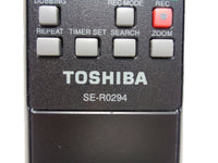 Toshiba SE-R0294 Pre-Owned Original DVD Recorder Remote Control
