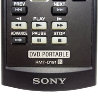 Sony RMT-D191 Pre-Owned Factory Original DVD Player Remote Control