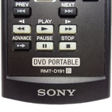 Sony RMT-D191 Pre-Owned Factory Original DVD Player Remote Control