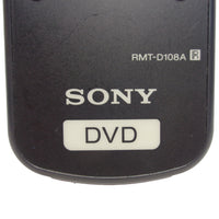 Sony RMT-D108A Pre-Owned DVD Player Remote Control, 1-418-320-21 Factory Original