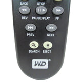 WD Western Digital HOF-178 Pre-Owned TV HD Media Player Remote Control, Factory Original