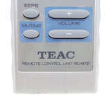 TEAC RC-872 Pre-Owned CD Receiver System Remote Control, Factory Original