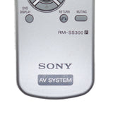 Sony RM-SS300 Pre-Owned Compact AV System Remote Control, Factory Original