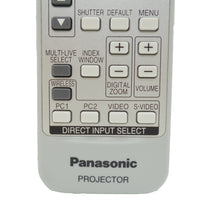 Panasonic N2QAYA000001 Pre-Owned LCD Projector Remote Control, Factory Original