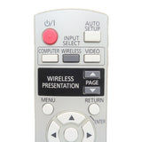 Panasonic N2QAYB000260 Pre-Owned Projector Remote Control, Factory Original