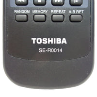 Toshiba SE-R0014 Pre-Owned Factory Original DVD Player Remote Control