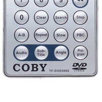 Coby TF-DVD5000 Pre-Owned Factory Original DVD Player Remote Control