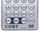 Coby TF-DVD5000 Pre-Owned Factory Original DVD Player Remote Control