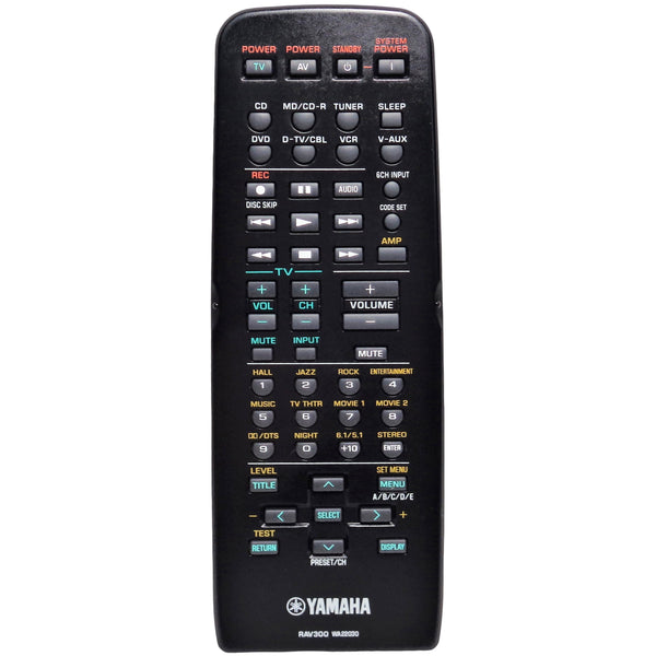 Yamaha RAV300 Pre-Owned A/V Receiver Remote Control, WA22030 Factory Original