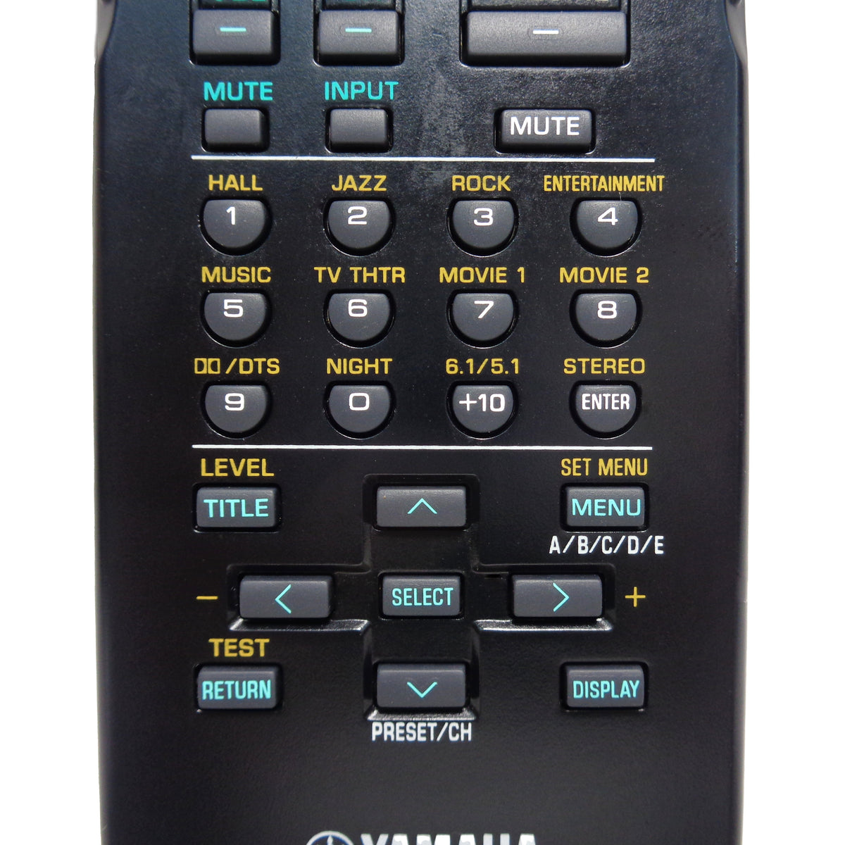 Yamaha Rx V359 Remote Control