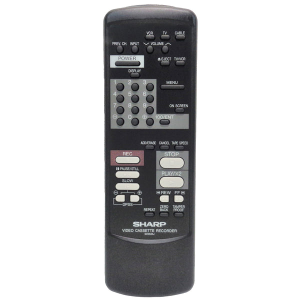 Sharp G0052AJ Pre-Owned Factory Original VCR Remote Control
