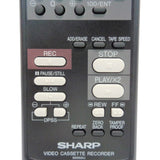 Sharp G0052AJ Pre-Owned Factory Original VCR Remote Control