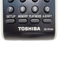 Toshiba SE-R0168 Pre-Owned Factory Original DVD Player Remote Control