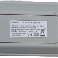 Epson 129175400 Pre-Owned Original XGA LCD Projector Remote Control