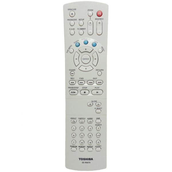 Toshiba SE-R0070 Pre-Owned Factory Original DVD Player Remote Control