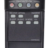 Sharp GA678WJSA Pre-Owned AQUOS TV Television Remote Control, RRMCGA678WJSA Factory Original