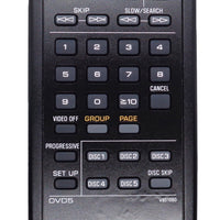 Yamaha V801060 Pre-Owned DVD5 DVD Player Remote Control, Factory Original