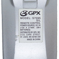 GPX S7095 SIL Pre-Owned Factory Original Audio System Remote Control