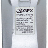 GPX S7095 SIL Pre-Owned Factory Original Audio System Remote Control