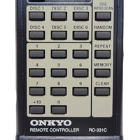Onkyo RC-331C Pre-Owned CD Player Remote Control, 24140331Y Factory Original