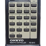 Onkyo RC-331C Pre-Owned CD Player Remote Control, 24140331Y Factory Original