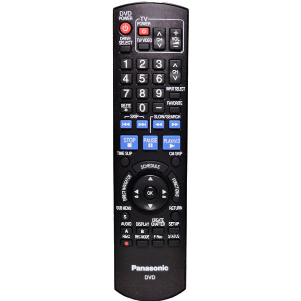 Panasonic N2QAYB000196 Pre-Owned Original DVD Recorder Remote Control