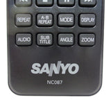 Sanyo NC087 Pre-Owned Factory Original DVD Player Remote Control