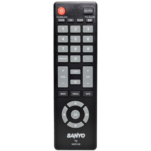 Sanyo NH311UD Pre-Owned Factory Original TV Remote Control