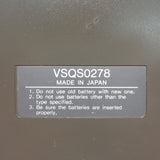 Panasonic VSQS0278 Pre-Owned VCR Remote Control, Factory Original