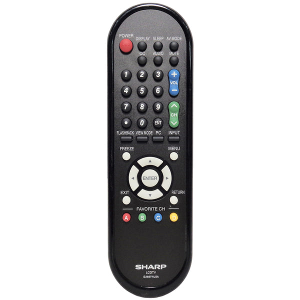 Sharp GA667WJSA Pre-Owned Factory Original TV Remote Control