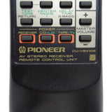 Pioneer CU-VSX105 Pre-Owned Original Audio System Remote Control