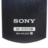 Sony RM-ADU007 Pre-Owned DVD Home Theater System Remote Control