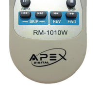 Apex Digital RM-1010W Pre-Owned Original DVD Player Remote Control
