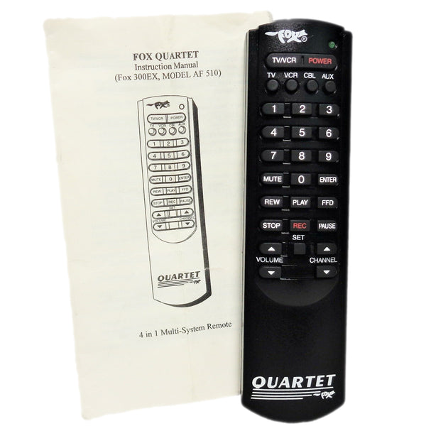 Fox Quartet AF 510 Pre-Owned 4 In 1 Universal Remote Control