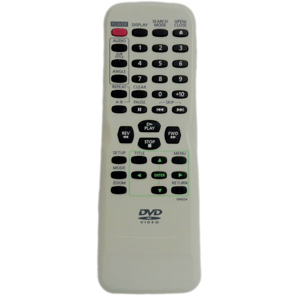 Funai NA654 Pre-Owned Factory Original DVD Player Remote Control