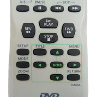 Funai NA654 Pre-Owned Factory Original DVD Player Remote Control