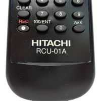 Hitachi RCU-01A Pre-Owned VCR Remote Control, HL10991 Factory Original