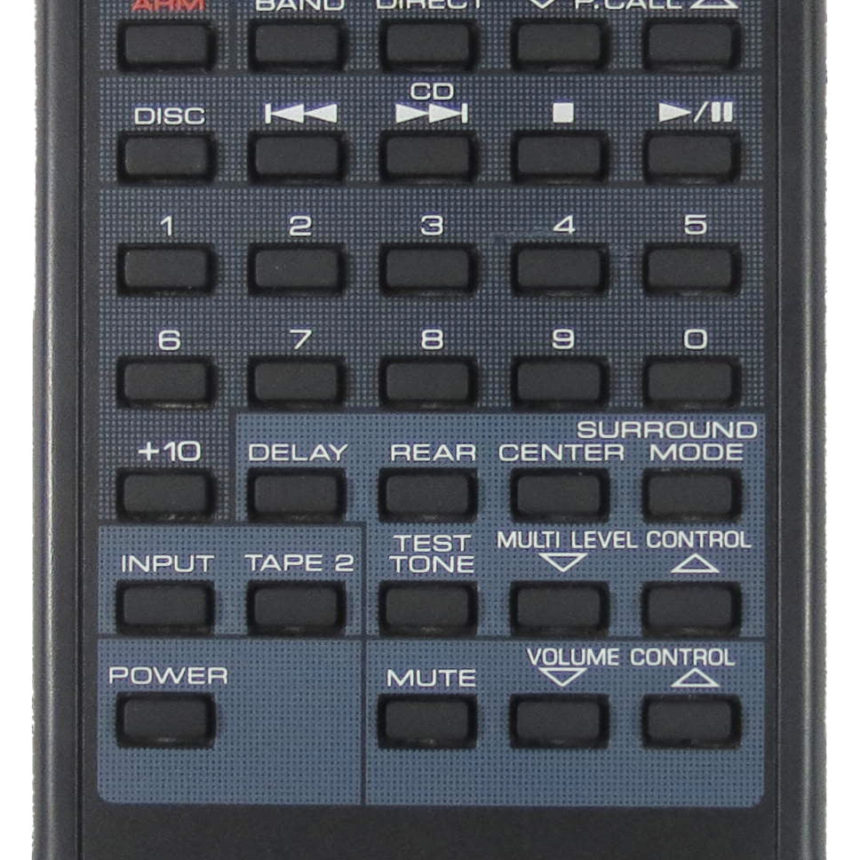 Kenwood RC-R0702 Pre-Owned A/V Receiver Remote Control, A70-0962-15 Fa ...