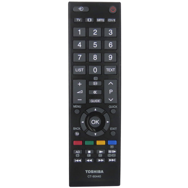 Toshiba CT-90440 Pre-Owned TV Remote Control, Factory Original