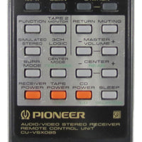 Pioneer CU-VSX085 Pre-Owned A/V Receiver Remote Control, AXD1386 Factory Original