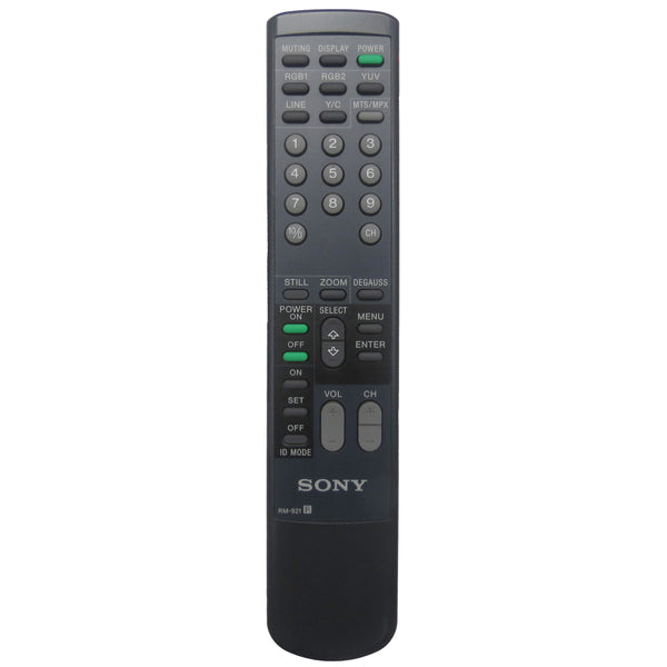 Sony RM-921 Pre-Owned Flat Panel Monitor Remote Control